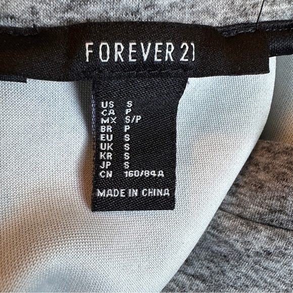 Forever 21 | Heather Gray Scuba Mini Dress | Size Small - Picture 5 of 6